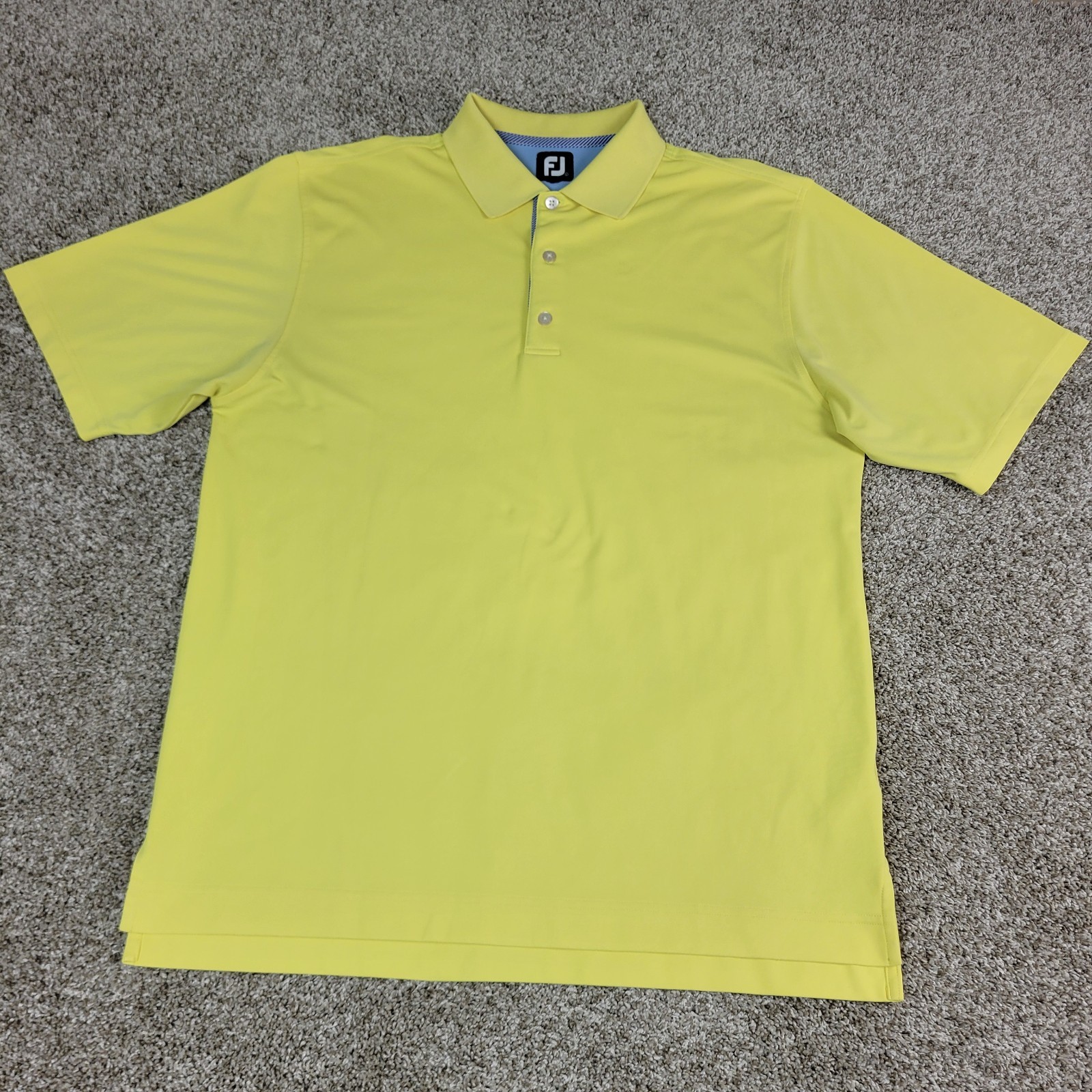 FootJoy Mens Large Solid Yellow Performance Stret… - image 2