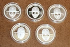 Chive Rare Coins .999 Fine Silver 1 oz Set of 5 Super Trooper Coins [056WEI]