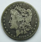 1890 CC MORGAN DOLLAR! FANTASTIC DATE! SUPER TOUGH FIND! MUST OWN CC! NR #P2089