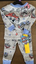 Paw Patrol 2 Piece Long Sleeve/pants Sleepwear Size 2T