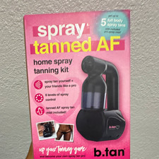 b.tan Spray Tanned AF Home Spray Tan Machine w/ Mini Air Compressor without mist