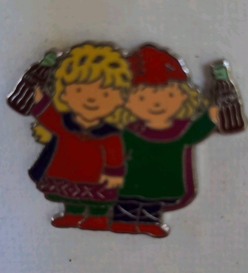 Lillihamer Olympics 1991 Coca-Cola Pin Badge