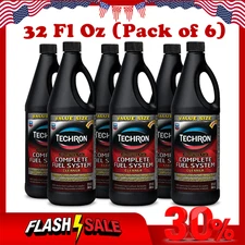 Chevron Techron Concentrate Plus Fuel System Cleaner 32 oz Bottles, Pack of 6