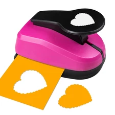 Heart Punch 2 Inch Scalloped Heart Paper Punch 50mm Scalloped Heart Hole Punc...