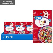 (6 pack) Fruit Spin Loops, Breakfast Cereal, ...