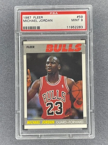1987 Fleer - Michael Jordan #59 PSA 9 ⭐️ GREAT EYE APPEAL ⭐️