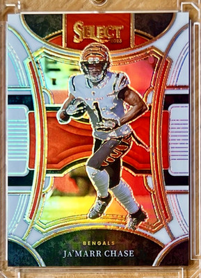 Ja'MARR CHASE 2023 Select SUITE LEVEL White Prizm ''Clr Match'' 09/35 #420 BENGALS