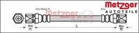 Metzger 4112813 Bremsschlauch Hinterachse Hinten