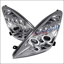 Spec-D Tuning LHP-CEL00-TM Halo LED Projector Headlights for 00 to 05 Toyota ...