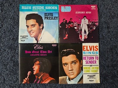 Elvis Presley - 4 x 7'' Singles -Tutti Frutti, Suspicious Minds, Return to Sender