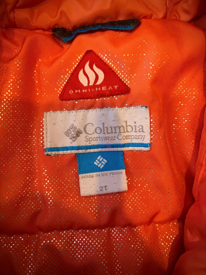 COLUMBIA Kids Toddler Winter Snow Ski Coat PINK Jacket CHILDRENS PLACE 18M - 2T - Image 4 of 4