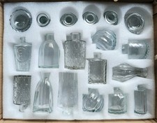 32pc Clear Glass Bud Vases Bulk Set Vintage Style Mini Flower Vase Wedding Decor