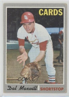 1970 Topps Dal Maxvill #503 4k8
