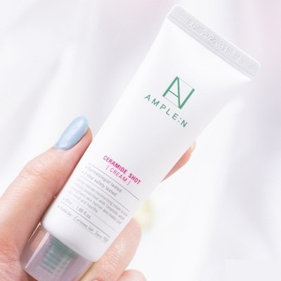 AMPLE:N Ceramide Shot Cream 50ml Hydrating Cream Soothing Korean Cosmetics NEW