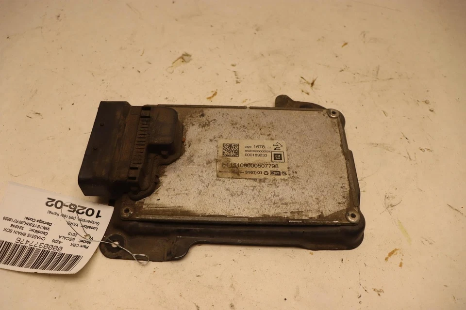 2015 CADILLAC ESCALADE SUSPENSION COMPUTER CONTROL MODULE UNIT OEM - Image 3 of 4