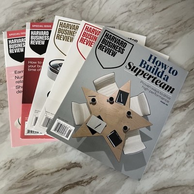 Harvard Business Review Magazine Lot Of 5 NEW