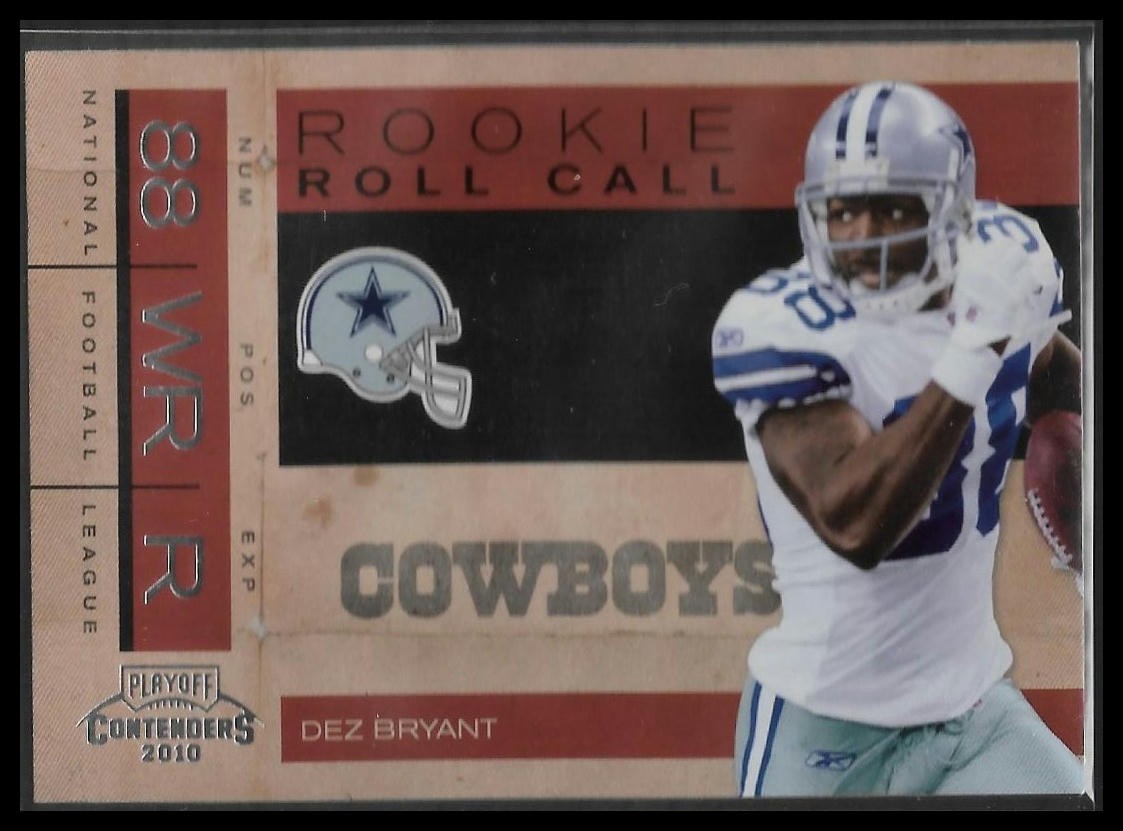 Dez Bryant Playoff Contenders Rookie Roll Call #10 Base