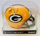 Aaron Rodgers Signed Mini Helmet (COA)