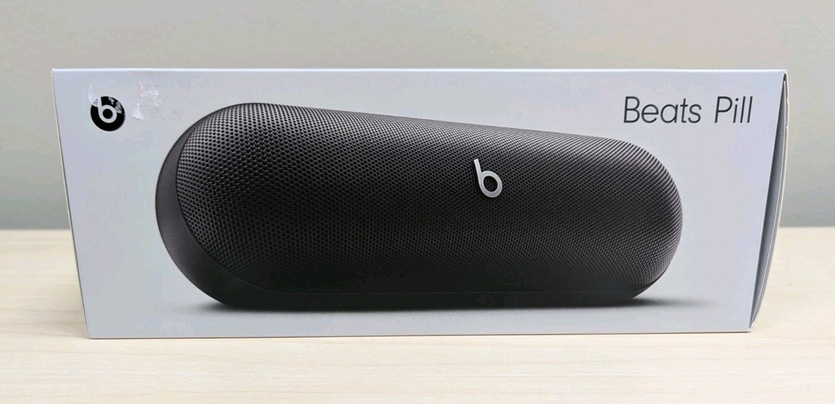 Beats Pill Portable Wireless Bluetooth Speaker - Matte Black - New