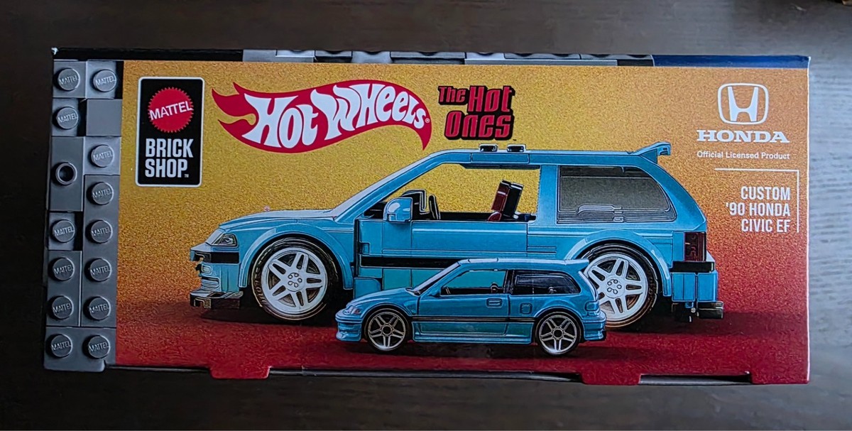 Mattel Brick Shop x Hot Wheels - Custom '90 Honda Civic EF (JHF62