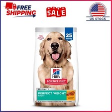 Hill's Science Diet Adult Dry Dog Food, Perfect Weight Lean Muscle Support
