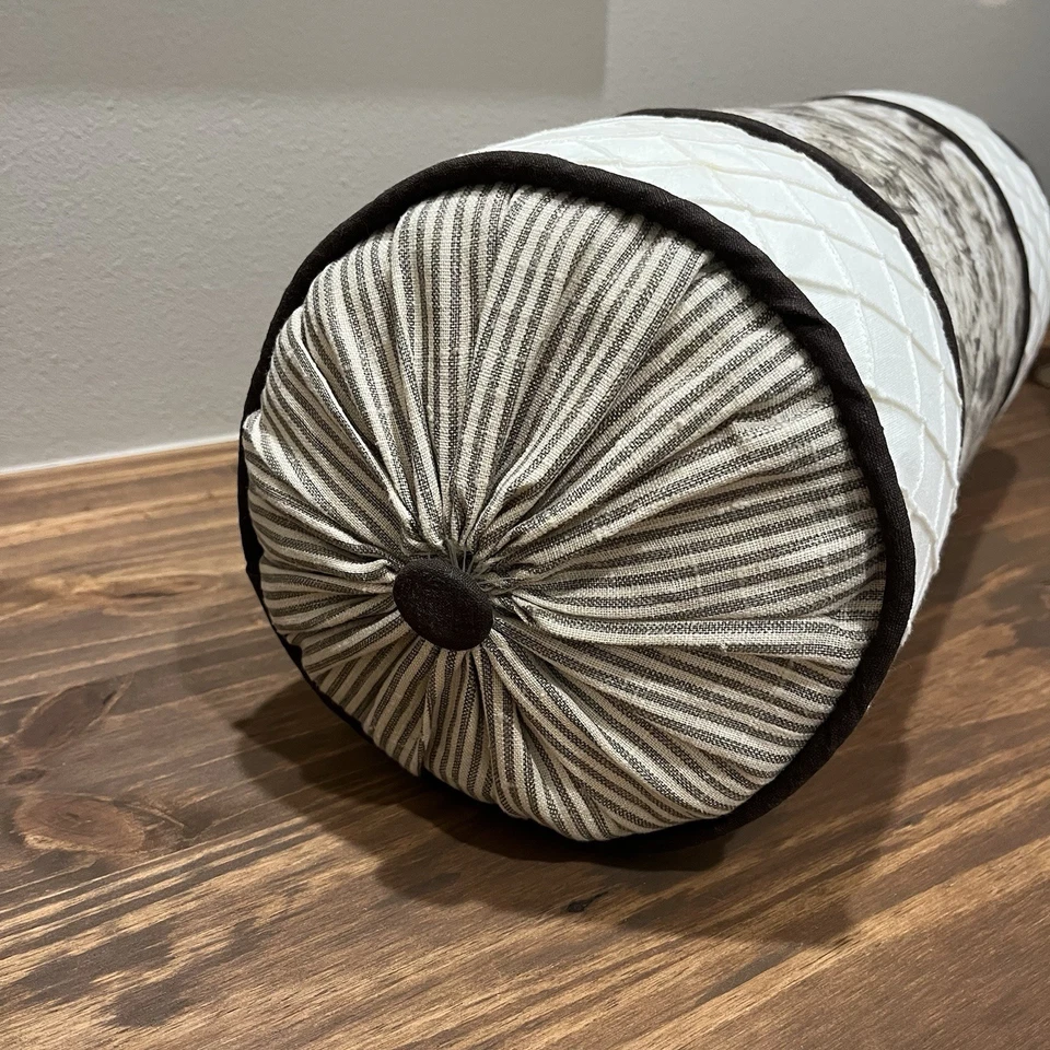 ALMOHADA PERSONALIZADA Natural Botánico Floral con Patrón Diamante Foto 4 de 4