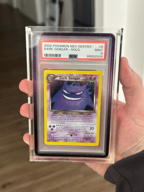 Pokemon Neo Destiny 2002 Dark Gengar Holo Card 6/105 PSA 9