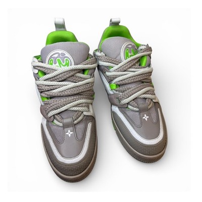 Louis Vuitton LV Skate Sneaker Grey Green | Size 7LV RUN BIG