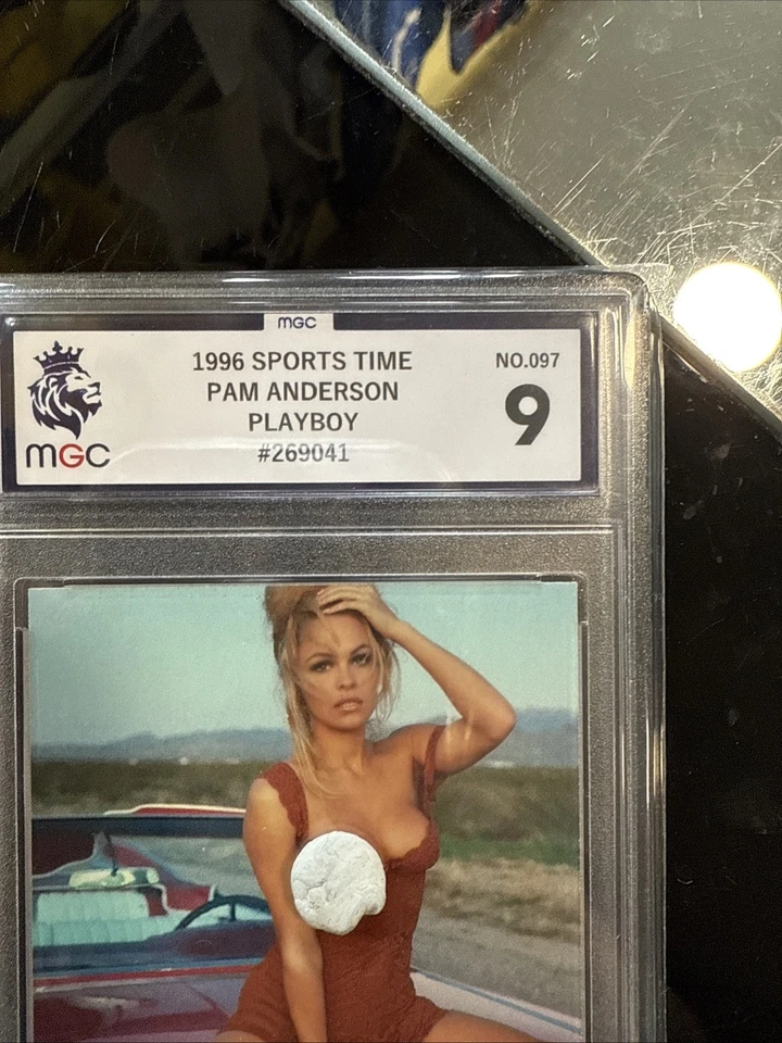 1996 Sports Time Playboy Pamela Anderson Trading Pammy Card MGC 9 - Image 2 of 4