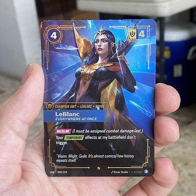 Riftbound UNL LeBlanc Everywhere at Once Foil Eng #009/219