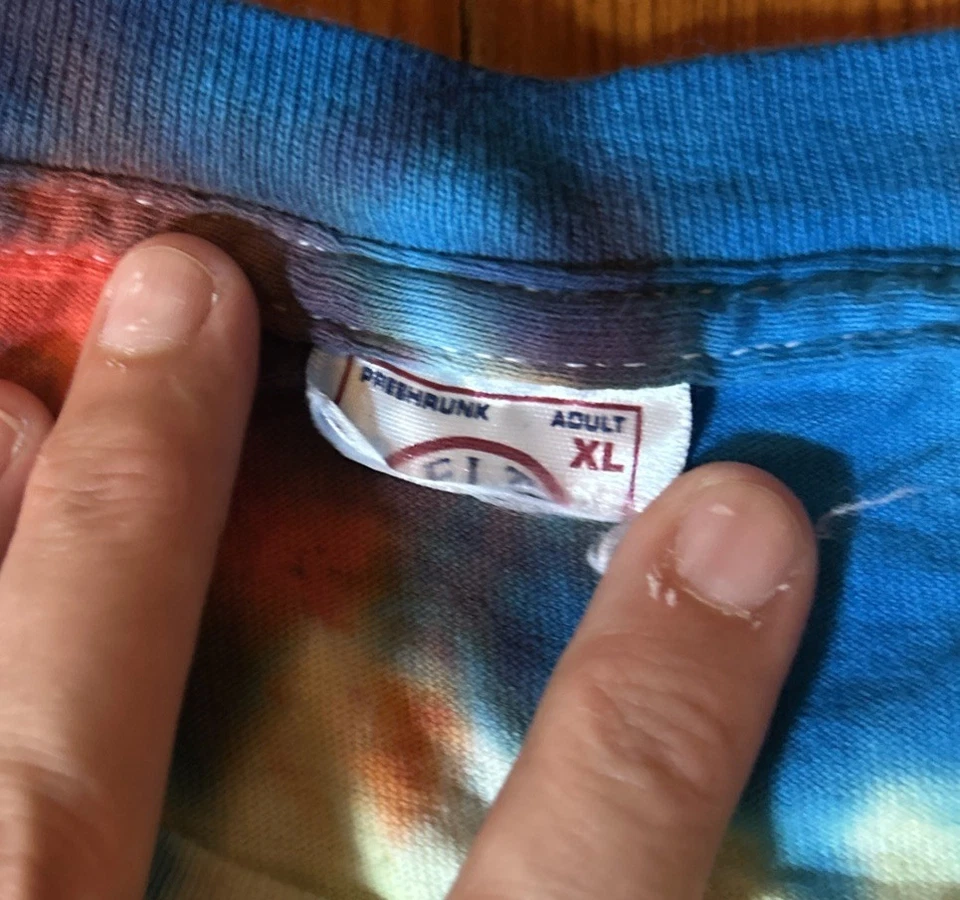 Rare Vintage PEARL JAM TIE DYE BINAURAL 2000 Men's Shirt Size XL  - Image 3 of 4