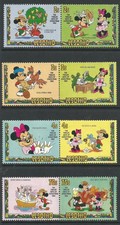 LESOTHO 1982 DISNEY CHRISTMAS SET. MINT NEVER HINGED