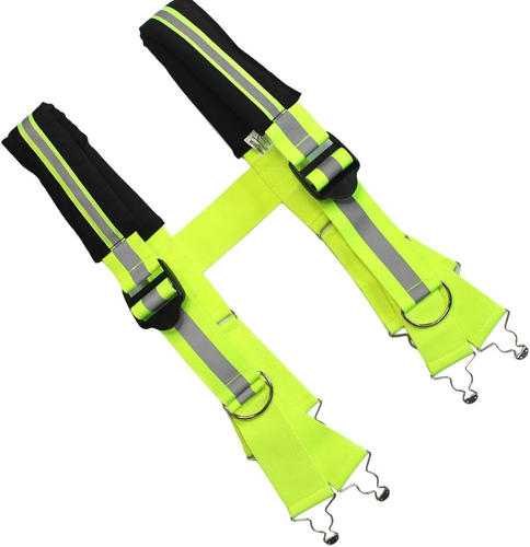 MELOTOUGH Firefighter Pant Suspenders Fire/Rescue Quick Adjust Suspenders with R - Foto 11 di 12