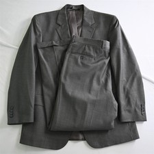 Jos. A. Bank 42R 36x30 Tan Olive Weave 100 Wool Mens Jacket Pants Suit