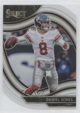 2020 Panini Select Field Level White Prizm Die-Cut Daniel Jones #322 02r9