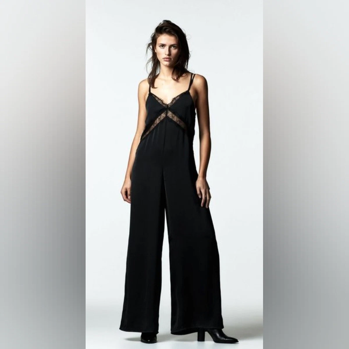 Zara Lace Black Jumpsuits & Rompers for Women for sale | eBay
