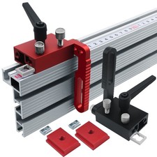 Fence Flip Stop Aluminum Alloy T Track Limit Stop Type 75 Accs for Woodworking