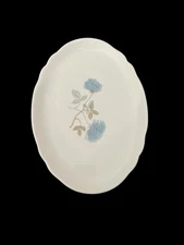 VTG Wedgwood ICE ROSE Oval Serving Platter Floral 9.5”x 6.8” England