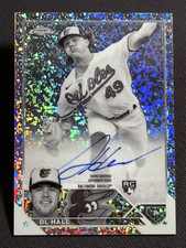 2023 Topps Chrome MINI DIAMOND REFRACTOR ROOKIE AUTO D.L. Hall, item 1