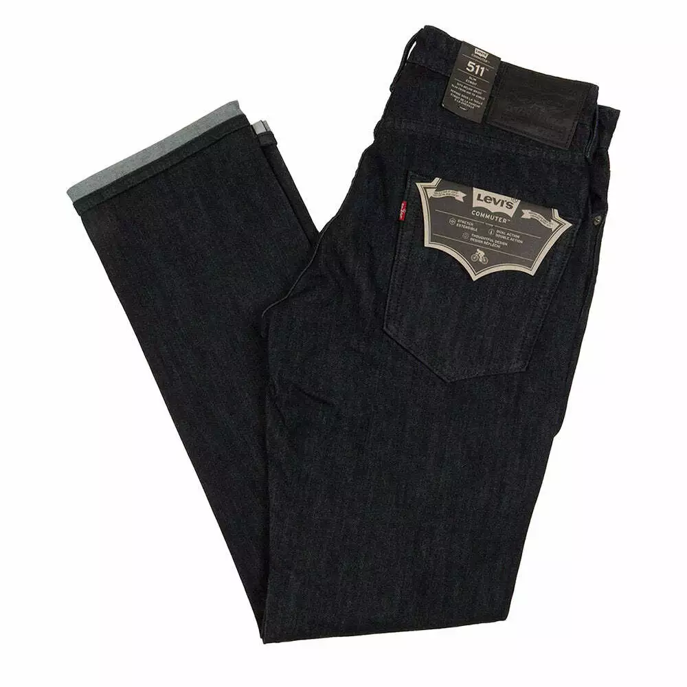 Levi s 511 Slim Fit Commuter Jeans Size 28X32 Reflective Slim