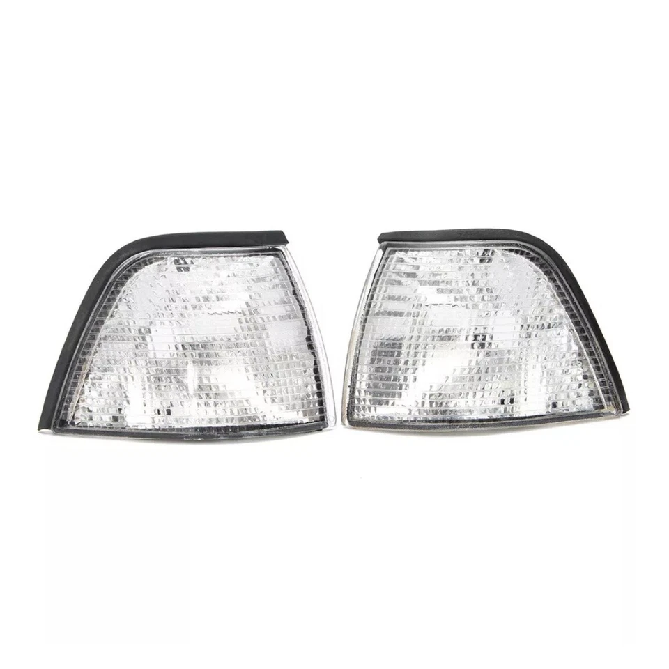 2X Clear Corner Light Turn Signal for 1992-1999 BMW E36 318ti/328i/318i Sedan - Изображение 4 из 4