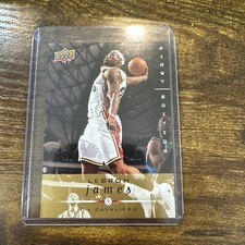 lebron james first edition card 2007 Upper Deck Basketball (2007-08) #192 : Everything Else HISTORY: Bronny & LeBron's historic