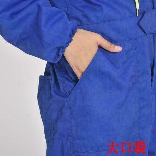 Men Hooded Coveralls Overalls Workwear Mechanic Jumpsuit Protective Reflective - Picture 5 of 15