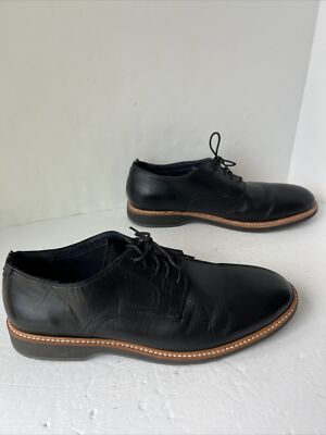 Cole Haan Grand OS Oxford Shoes Men's Size 13 Black Leather Plain Toe C31445