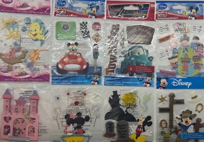 Disney Scrapbook Stickers - Mickey, Princess - Jolee's Sticko Recollections