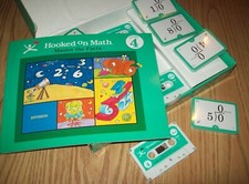 Hooked on Math Master the Facts Level 4 Division Homeschooling flashcards tapes