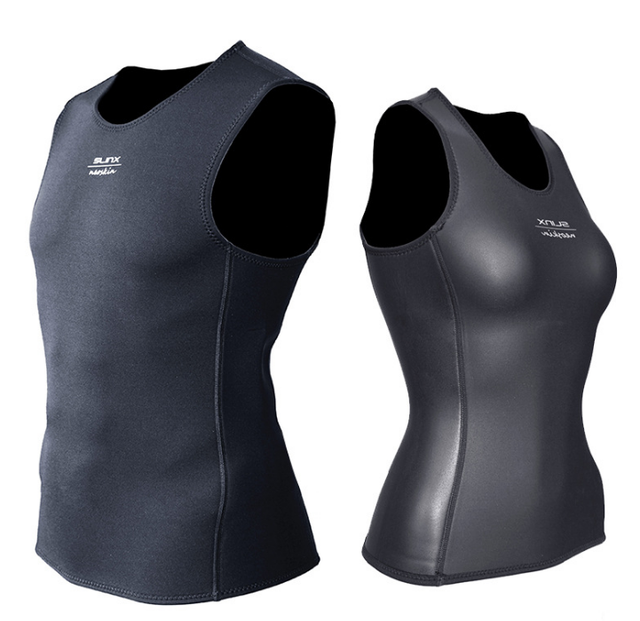 New Men Women CR Neoprene Diving Vest Tops Wetsuits Scuba Surf Swim