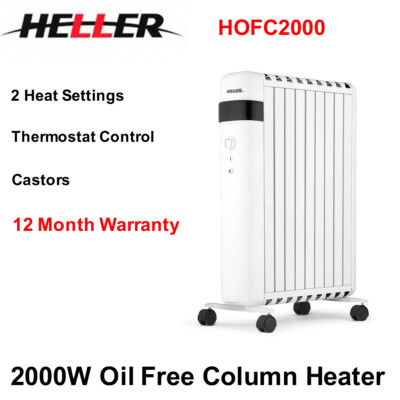 Heller 2000w Heller Electric Heater Heller Oil Free Column Heater
