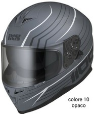 Casco Integrale Moto Policarbonato con Visierino parasole IXS HX1100