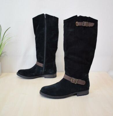 ! tolle Amia Idana Wildlederstiefel Gr. 40 Echtleder Stiefel